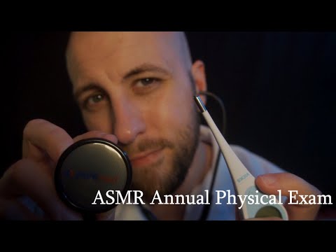 ASMR Annual Physical Exam for Relaxation and sleep, personal attention