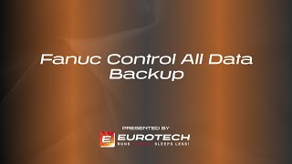 Fanuc Control All Data Backup
