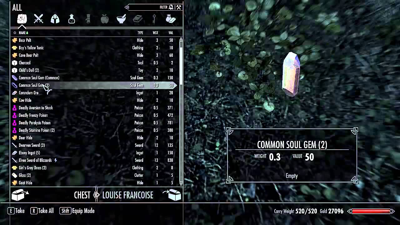 Skyrim Solitude Khajit Caravan Chest Glitch YouTube