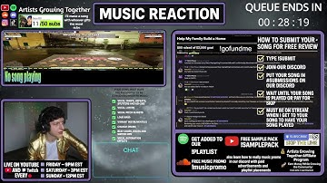 SEND YOUR MUSIC TO GET PROMOTED & SIGNED BY US! FREE LIVE MUSIC REVIEWS, REACTION & FEEDBACK !Submit