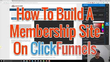 How To Build A Membership Site On ClickFunnels