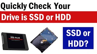 how to check ssd or hdd in laptop | how to check ssd or hdd in windows 10 and 11 | ssd or hdd check