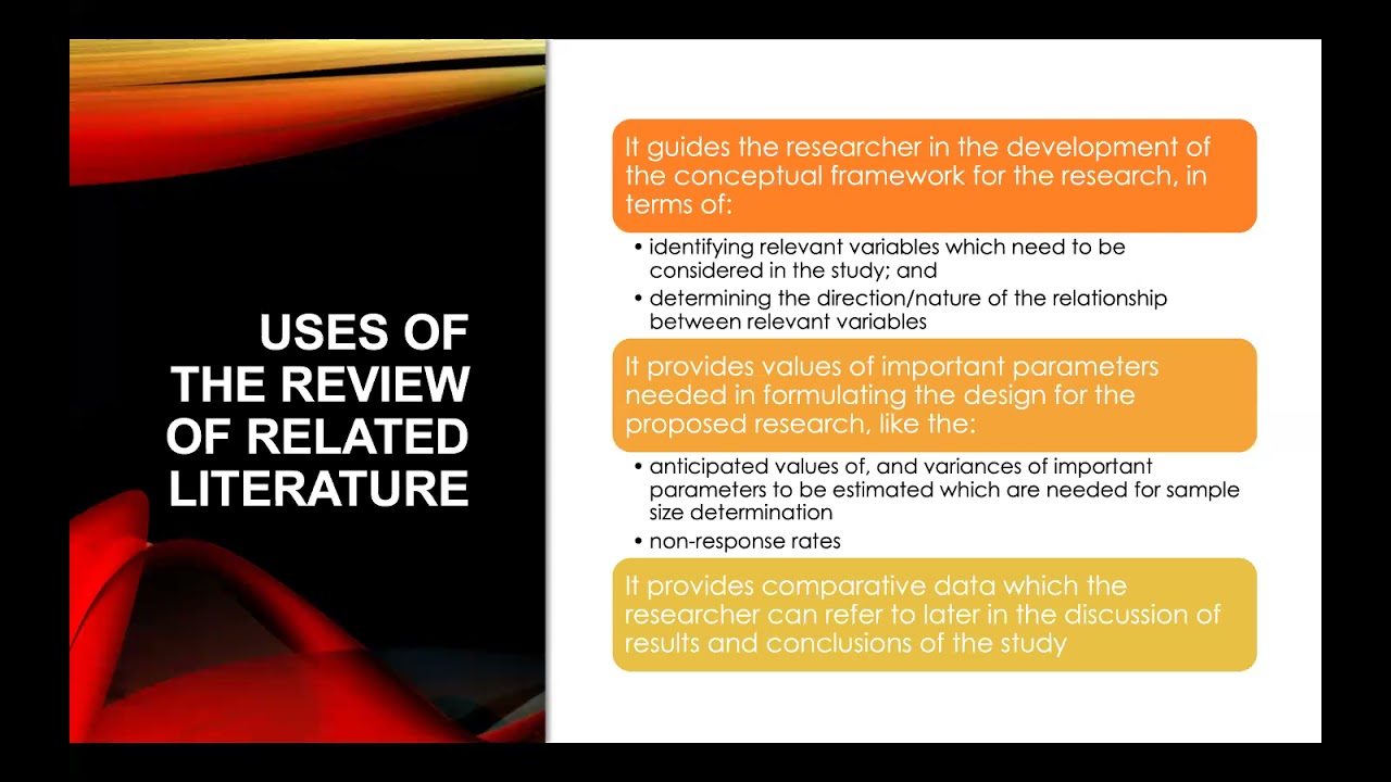 conceptual literature vs research literature