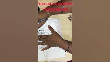 online tracing class available #tina aari creatives #aari work #shorts #shortsfeed #shortstrending