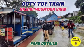 Ooty Toy Train | Coonoor to Ooty First Class Toy Train Journey | Ooty Toy Train Ticket price
