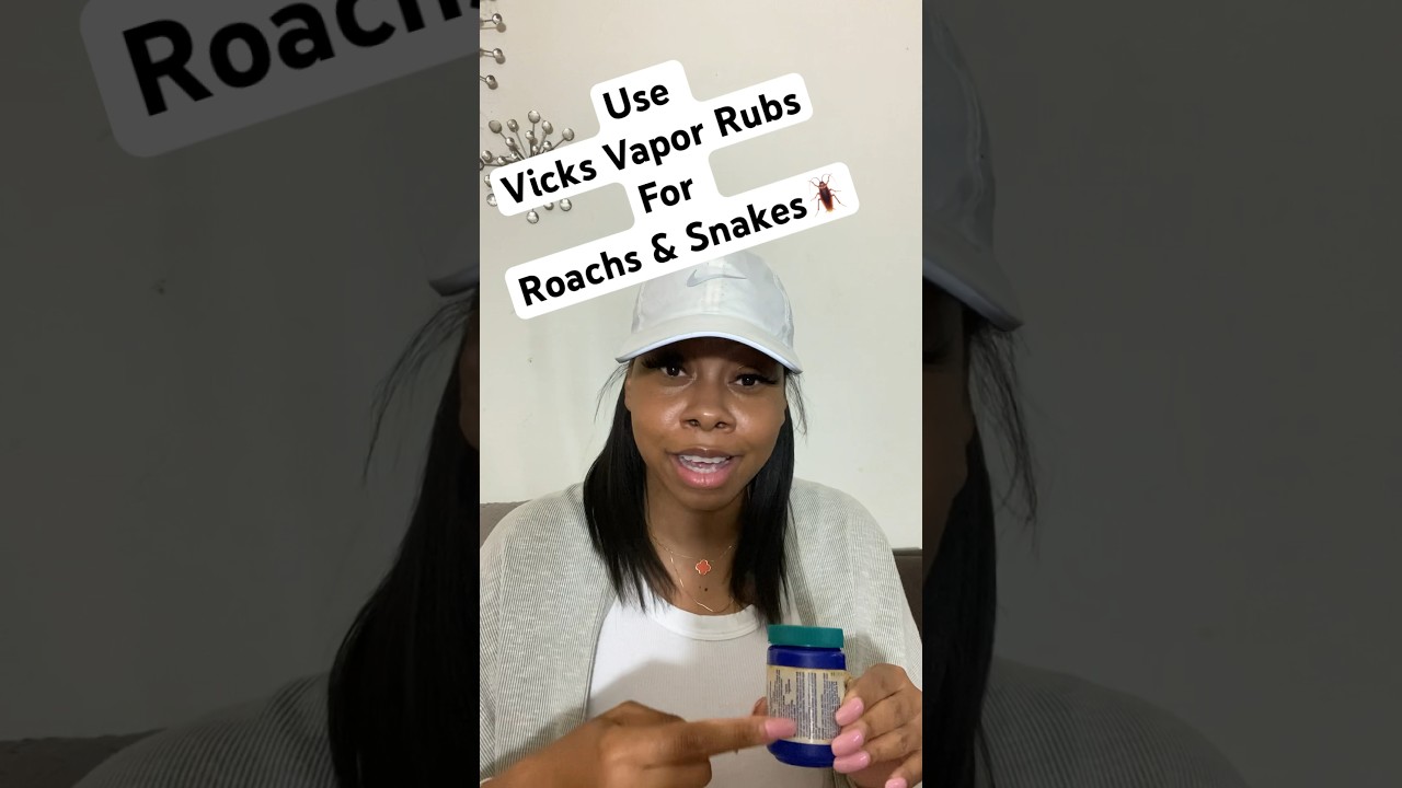 Use Vicks Vapor Rub For Roaches & Snakes 🐍 