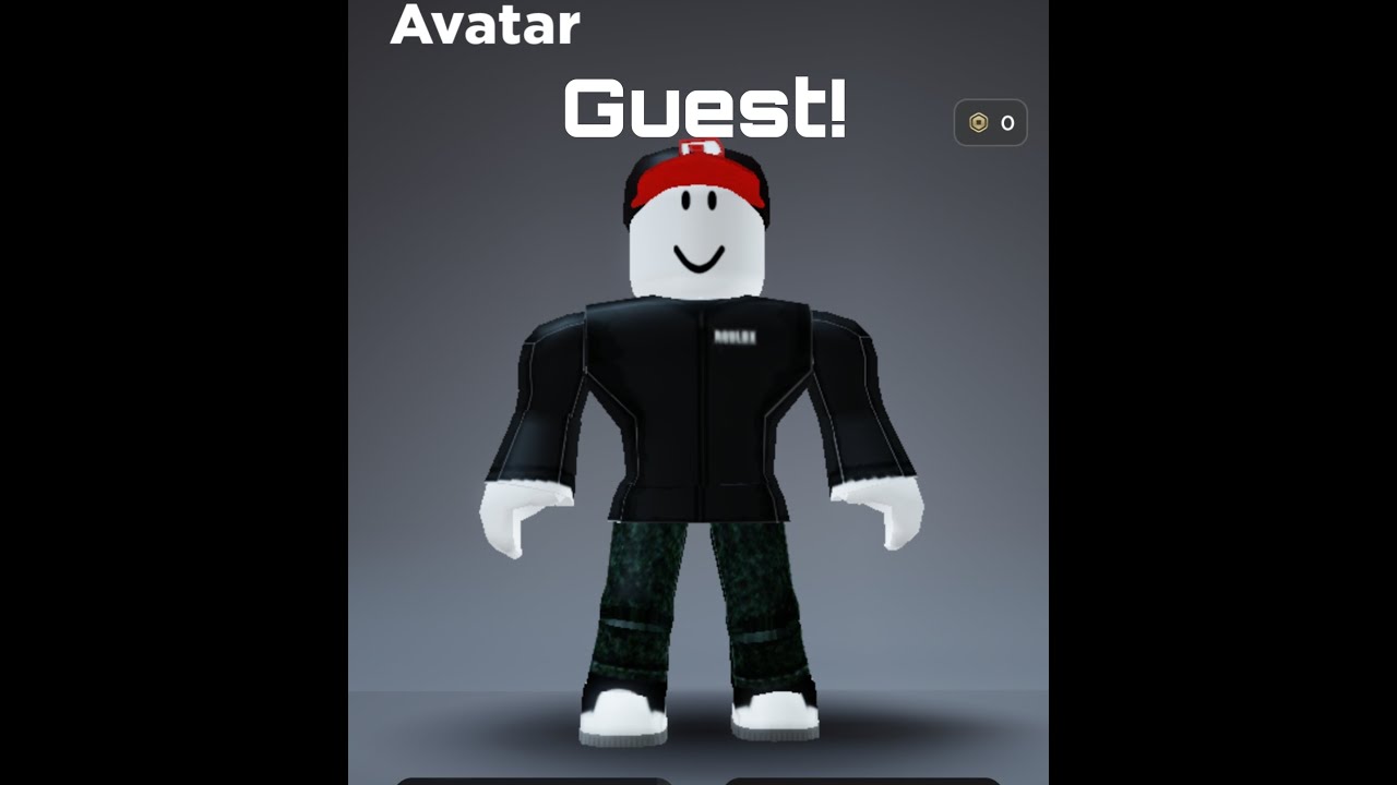 How To Make Your Avatar Guest! (roblox) 