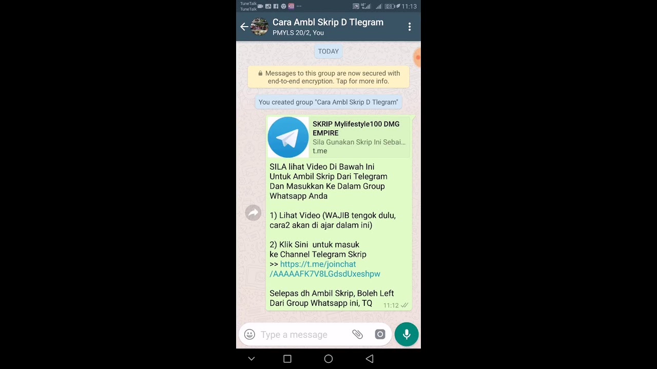 Cara Nak Ambil Skrip Dari Telegram  Ke  Whatsapp  YouTube