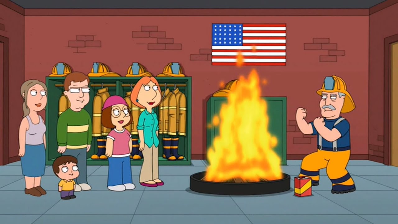 Family Guy Fire fighting YouTube