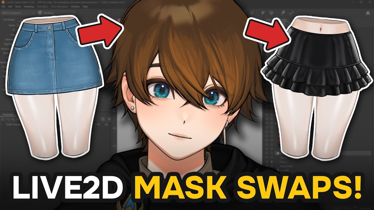 Live2D Mask Transitions: Outfit Swap Tutorial - YouTube