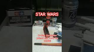 short paint and detailing video coming out soon. #starwars #spaceships #bandai