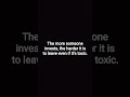 # toxicity #emotinal investment # trending, subscribe for more.