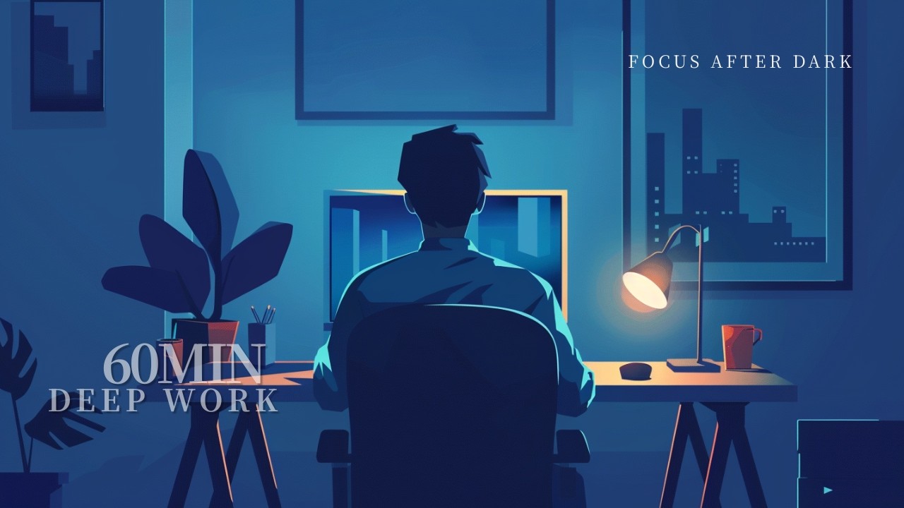 Deep Work Music – 60 Minutes | No Lyrics | 80 BPM Focus