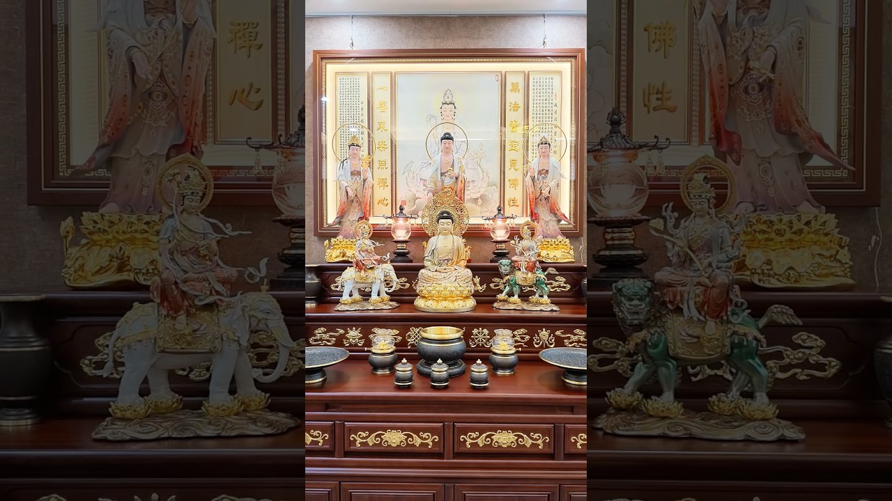 Ban Thờ Phật Trang Nghiêm #phapduyenshop #tuongphat #banthophat