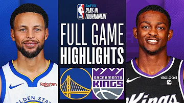 WARRIORS at KINGS | #SoFiPlayIn | FULL GAME HIGHLIGHTS | April 16, 2024