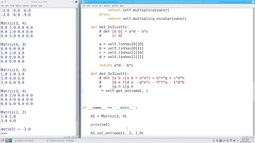 aula 03 matriz parte 50 3 5 11 det 3x3 implementacao