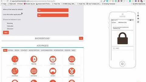 Padlock - Mobimatic App Builder Course - Mobile App Building Software - How to create a mobile app