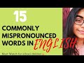 15 Common English Words You&#39;ll Never Mispronounce Again | How to pronounce