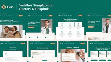 Doc - Doctor Webflow Template | BRIX Templates