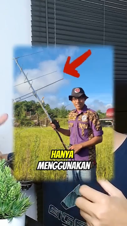 This Indonesian Can Communicate with Astronauts in Space Using Simple Tools #Shorts