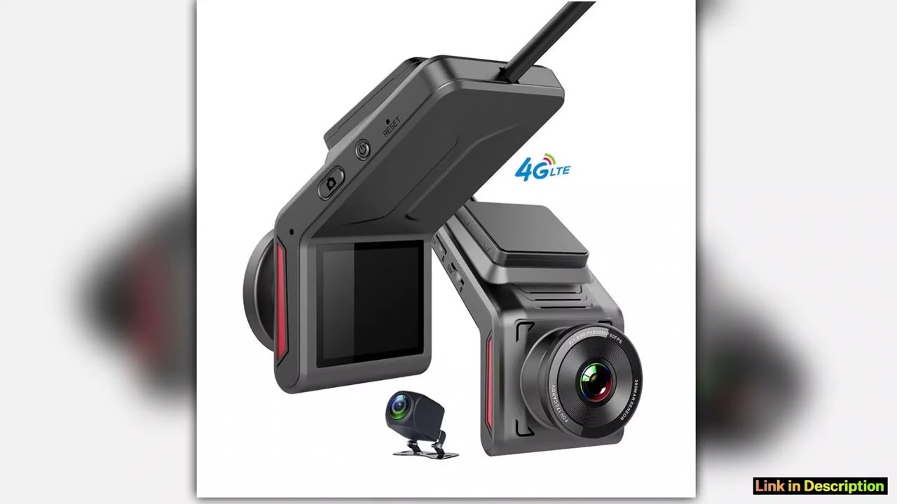 4G Hidden Dash Cam GPS Tracking Support Live Remote Monitoring With Two Camera Video Recording FHD