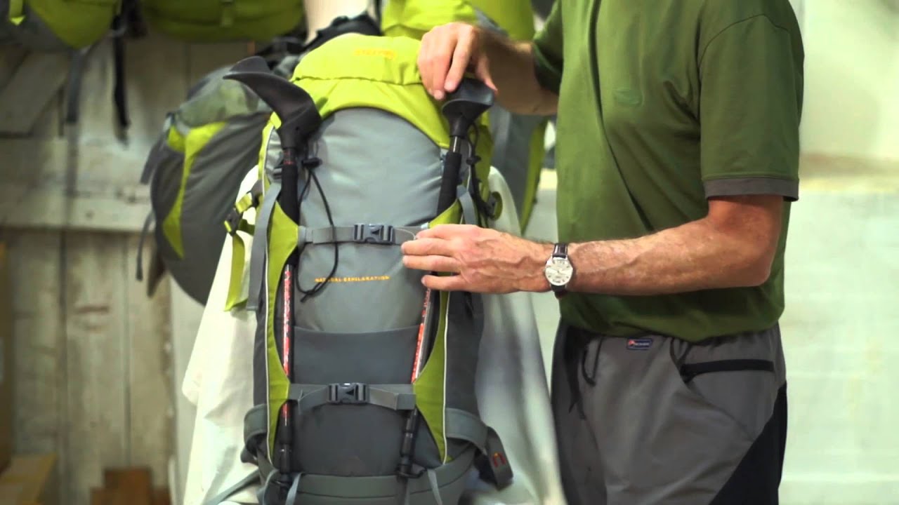 How to Attach Hiking Poles to Backpack  