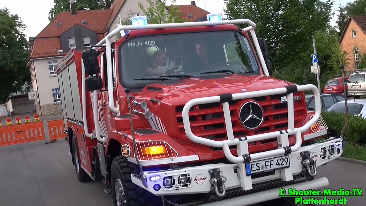 [F] - [MB ZETROS - WALDBRAND TLF] | Feuerwehr Filderstadt | Aufbauhersteller: Walser | Neufahrzeug
