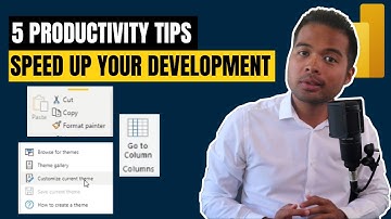 5 Productivity Tips to SPEED UP your Report Development // Beginners Guide to Power BI in 2021