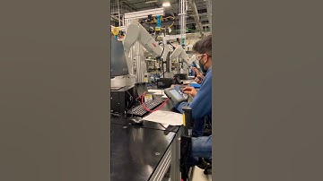 Accurate TCP on an ABB robot 😲 #abbrobotics #automation #industry #robotics