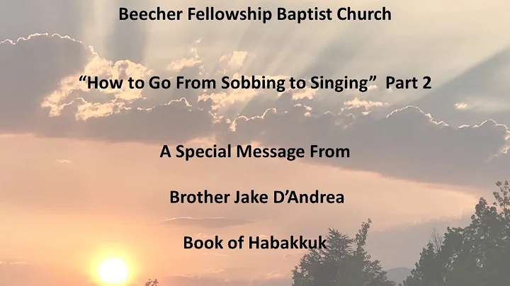 "How to Go From Sobbing to Singing Part 2:"  Beech...