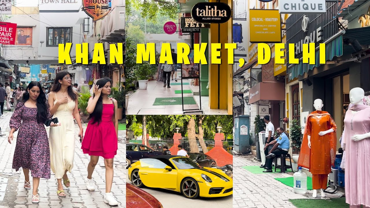 Khan Market Walking Tour | Delhi | New Delhi | India | 4K | HDR