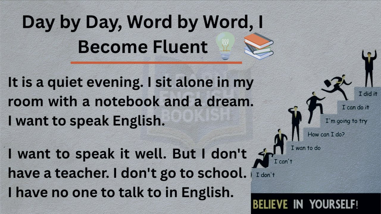 День за днем, слово за словом, я становлюсь бегло говорящим || Адаптированное пособие для чтения ...