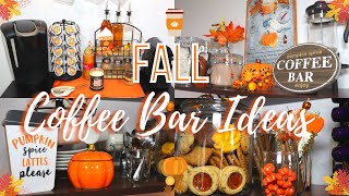 🍁Fall Coffee Bar Ideas☕️How to Decorate Your Coffee Bar for Fall 2023! by Chez Tiffanie 6,263 views 8 months ago 6 minutes, 52 seconds