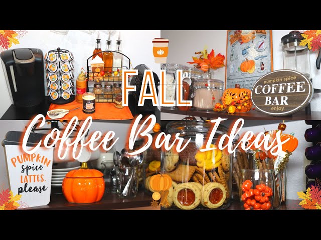 Six Easy Steps to a Fall Coffee Bar - An Organized Season