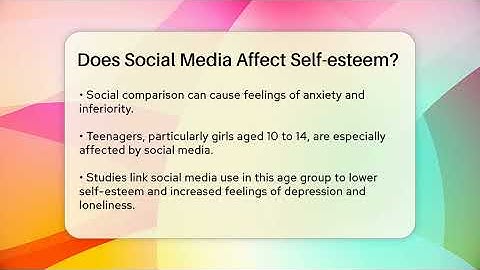 Does Social Media Affect Self-esteem? - Inside Body Image