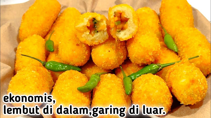 RESEP KROKET KENTANG EKONOMIS || 1/2 KILO KENTANG JADI 40 pcs