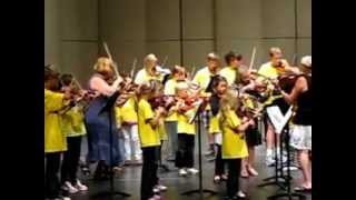2012 RDC Summer Strings Workshop - Andrew playing in the Folkestra!