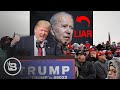 Trump STUNS Rally Crowd, Blasts Video Exposing Biden’s Lies on Giant Screens
