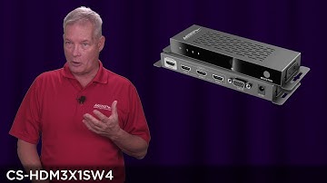 CS-HDM3X1SW4 HDMI® Switch With 3 Inputs and 1 Output