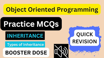 Inheritance AND Types of Inheritance | OOPS PRACTICE MCQ | BPSC TRE CS
