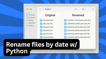 Rename image and video files by date on Mac with Python