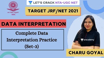 Complete DI Practice (Set-3) | Data Interpretation | Target NTA-UGC NET Paper-1 for 2020/2021