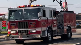 Oxnard Fire Department Engine 168 ( Reserve ) Responding to a Medical Emergency
