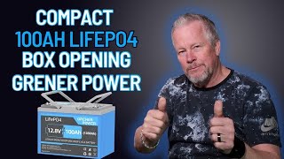 Compact 100Ah 12V Lifepo4 Battery Box Opening - From Grenerpower