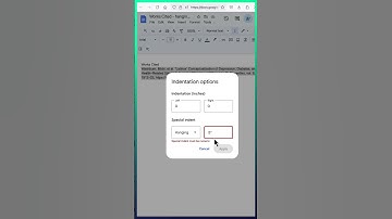 How to Make a Hanging Indent in Google Docs | Diablo Valley College Library