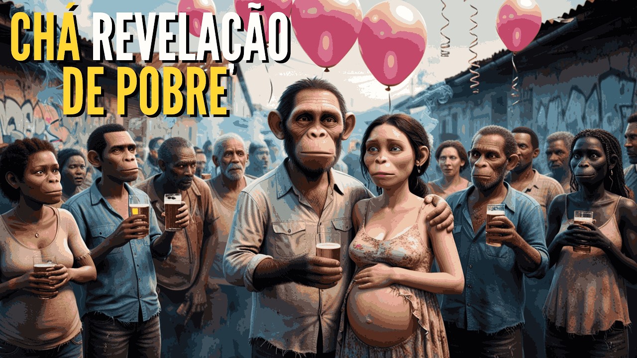 CHÁ REVELAÇÃO NA FAVELA | Mania de Pobre
