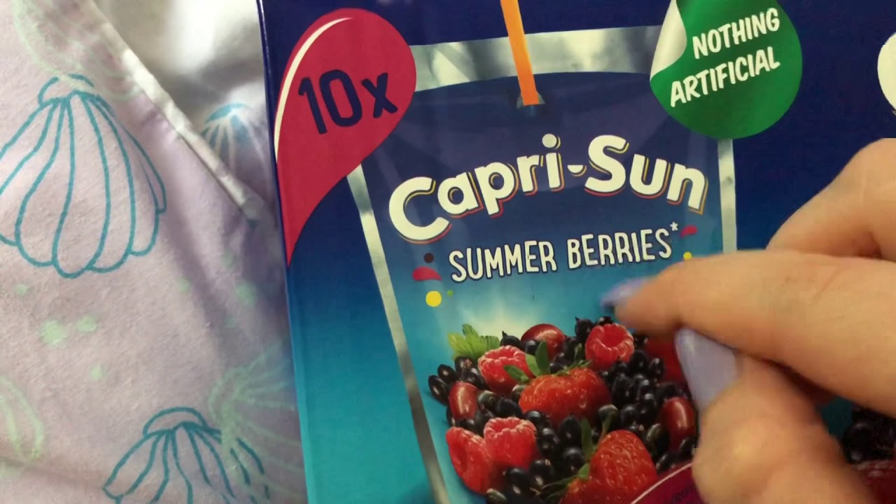 ASMR | *Tapping and Scratching on a Capri Sun*