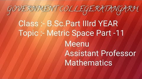 Metric space (Theorem on diameter of a set)