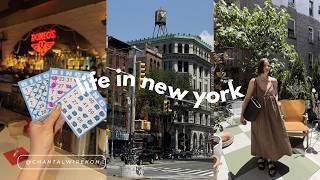 nyc vlog | coffee in soho, summer haircut & cute bars in east village