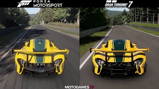 Forza Motorsport (2023) vs Gran Turismo 7 - Nordschleife Comparison (McLaren P1 GTR)